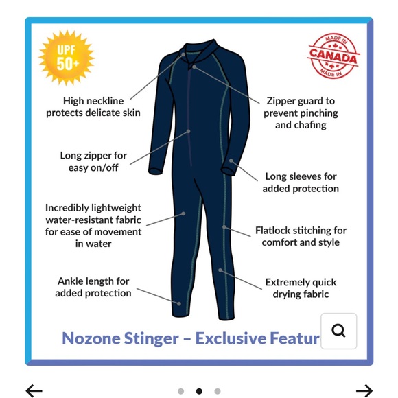 Nozone Stinger Suit UPF 50 - Picture 4 of 6